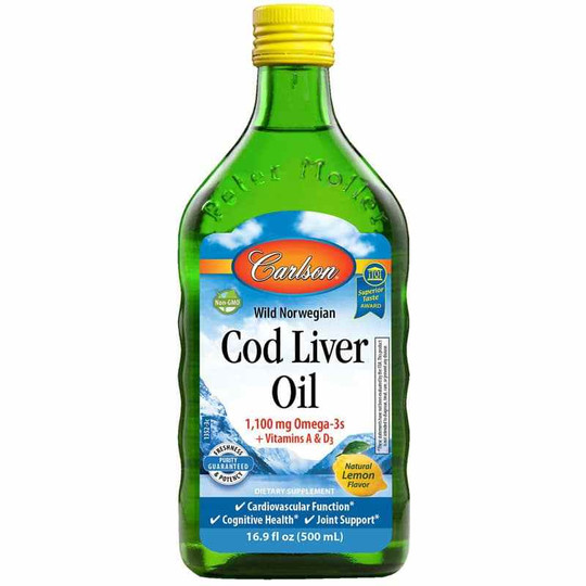 Cod Liver Oil 1100 Mg Omega-3s Liquid, CL